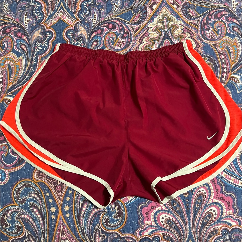 Berry colored Nike moisture wicking shorts size XL